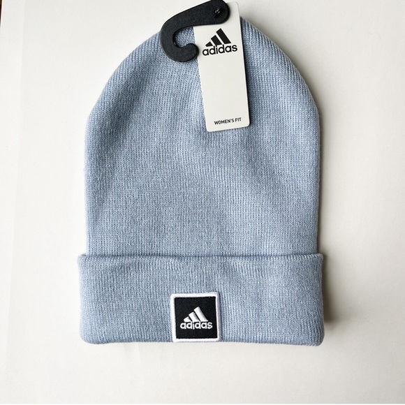 adidas Accessories - NWT Adidas Women's Fit Cuff Fold Beanie Blue Athleisure